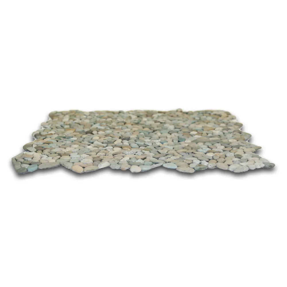 Mini Sea Green Pebble Tile- Pebble Tile Shop
