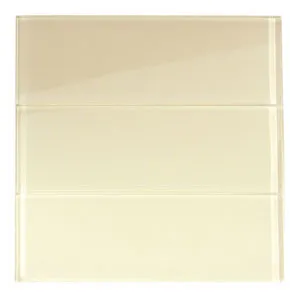 Cream Glass 4x12 Subway Tile- Pebble Tile Store