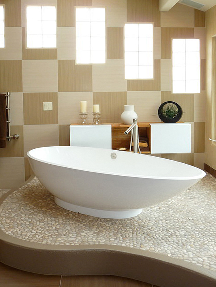 Pebble Tile Bathrooms and Showers - Pebble Tile Store