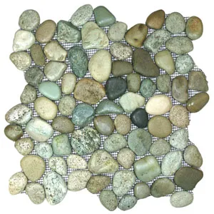 Glazed Sea Green Pebble Tile - Pebble Tile Shop