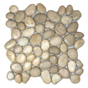 Glazed Java Tan Pebble Tile - Pebble Tile Store