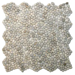 Mini Java Tan Pebble Tile- Pebble Tile Shop