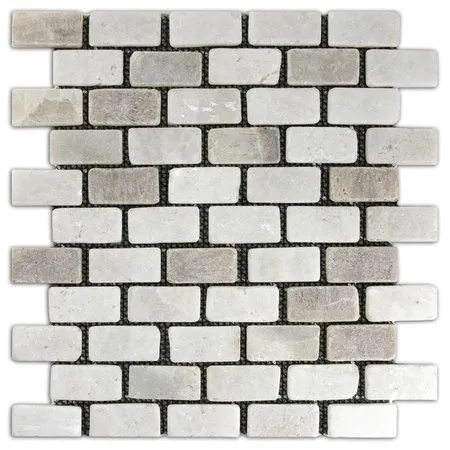Mixed Quartz Mini Stone Subway Tile- Pebble Tile Store