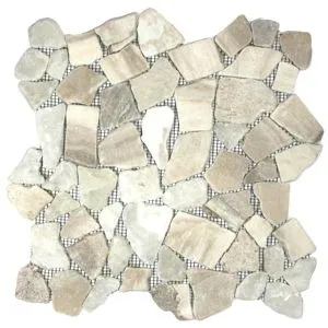 Mixed Quartz Mosaic Tile- Pebble Tile Store