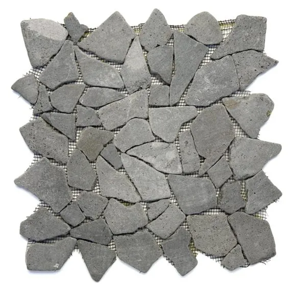 Stone Grey Mosaic Tile- Pebble Tile Store